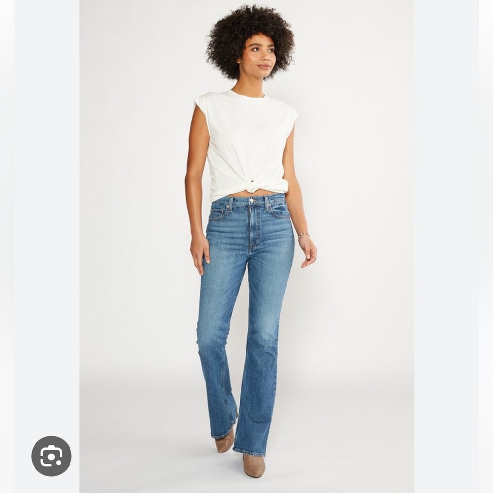 ETICA NWT Sasha‎ High Rise Flare Jeans in Willow Springs Sz 27 bootcut